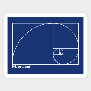 Fibonacci Rectangle Sticker